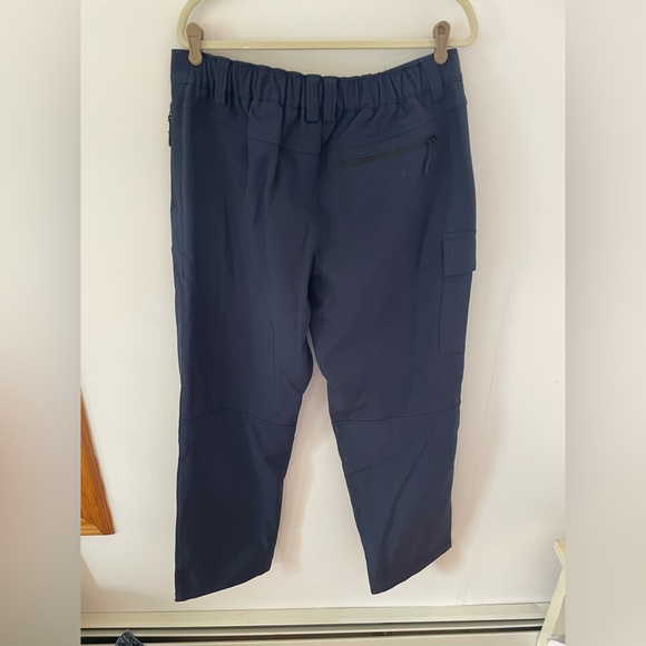 Hiauspor Men's Fleece Lined Hiking Pants Waterproof  Hunting Pants Navy new - Picture 11 of 14